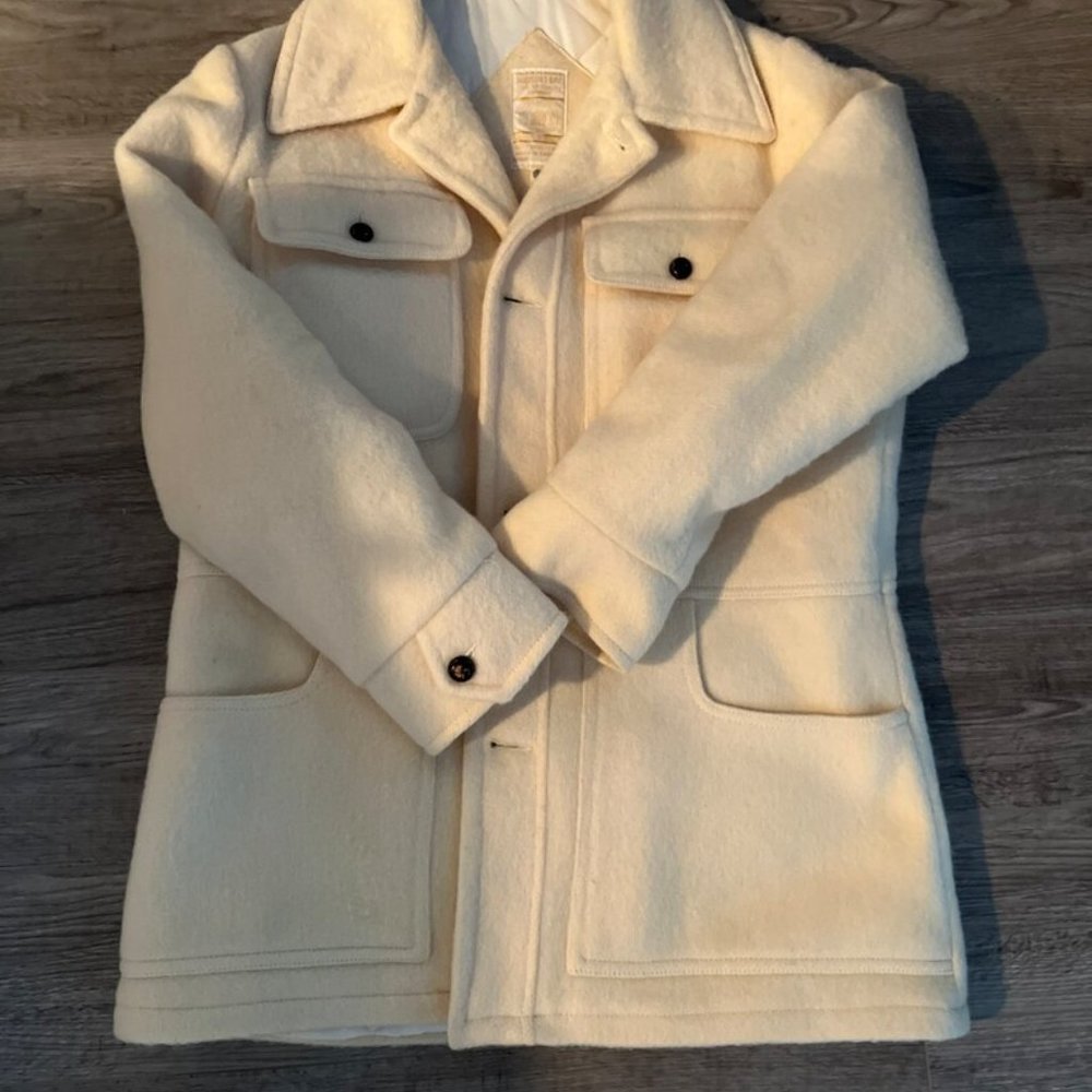 Vintage 100% Wool Hudson's Bay Point Coat Men's XL